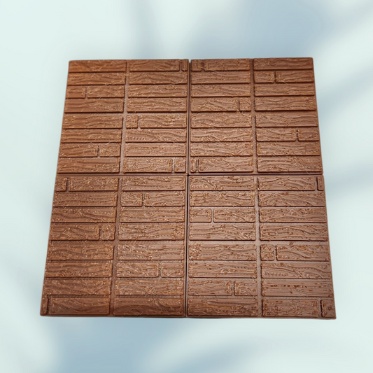 2x2 wooden grid tile