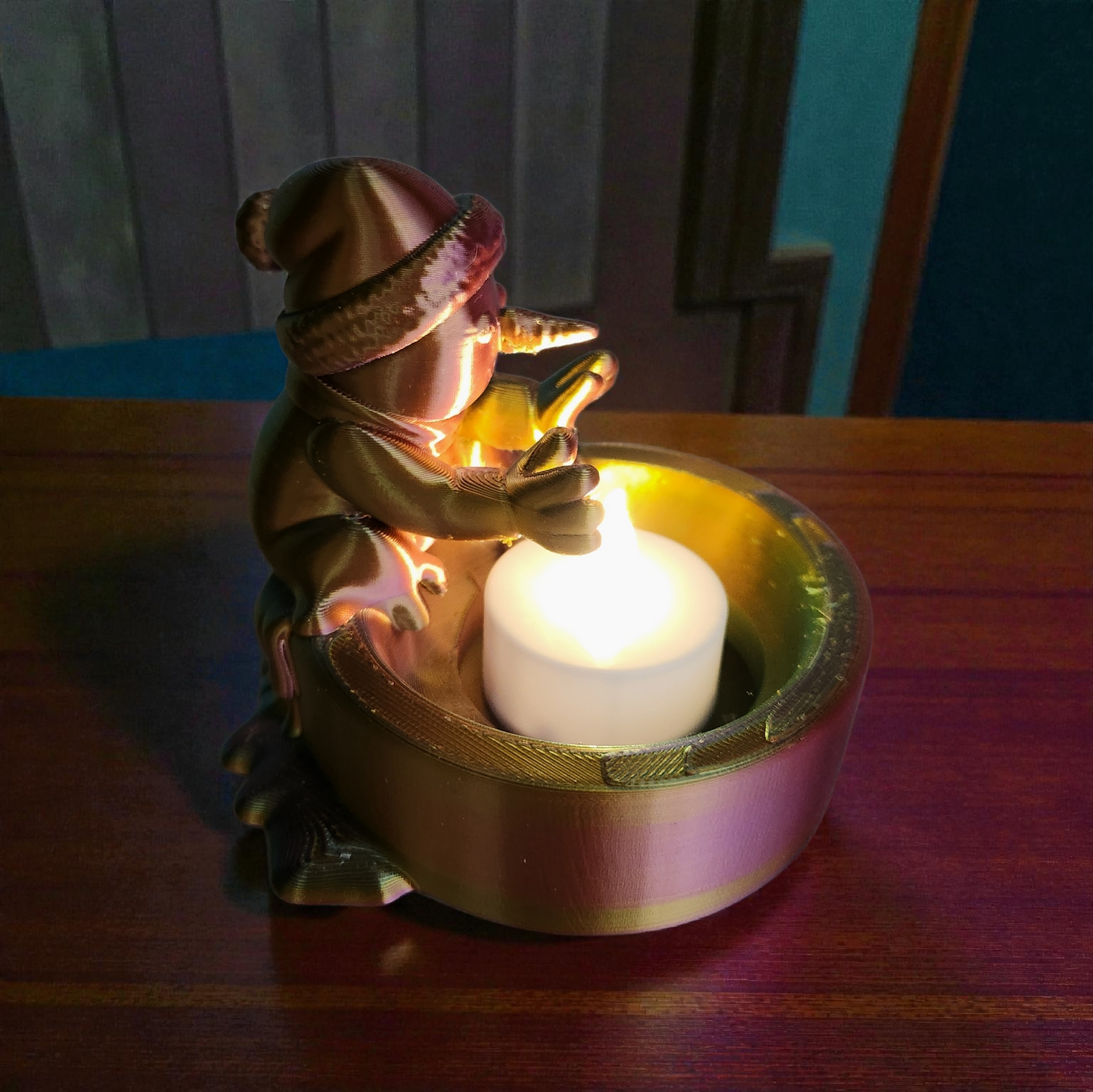 Unique Snowman Tealight Holder