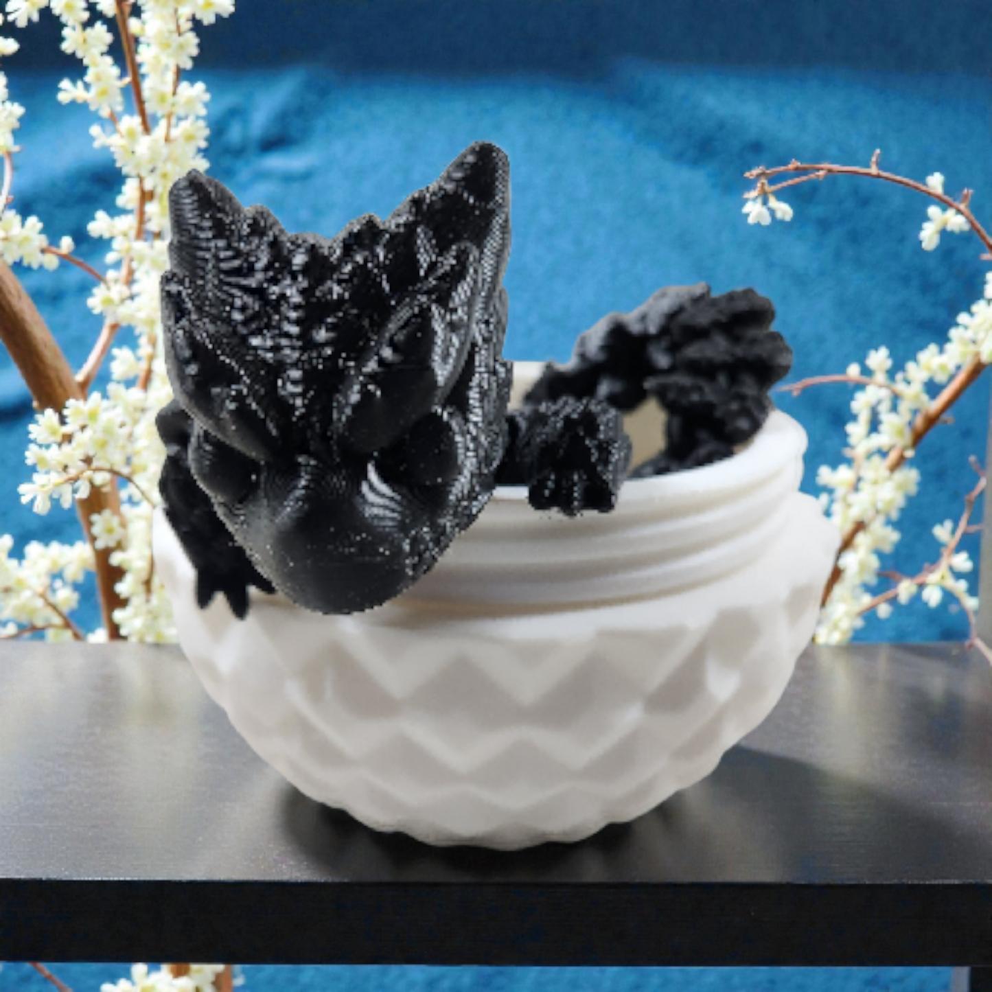 Dragon Egg With Articulated Dragon