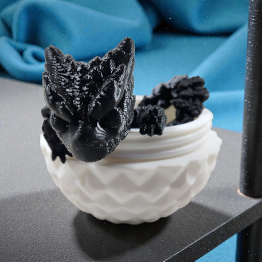 Dragon Egg With Articulated Dragon