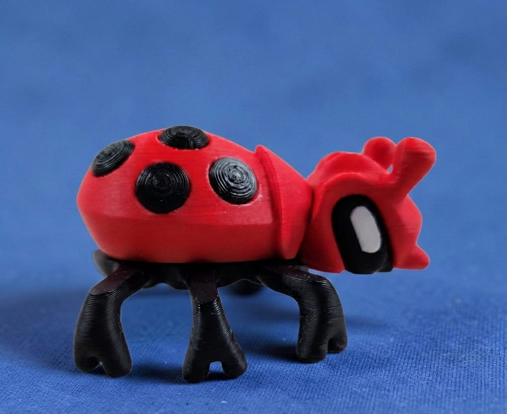 Articulated Blob Beetle Collection – Colorful 3D Printed Insect Fidget Toys