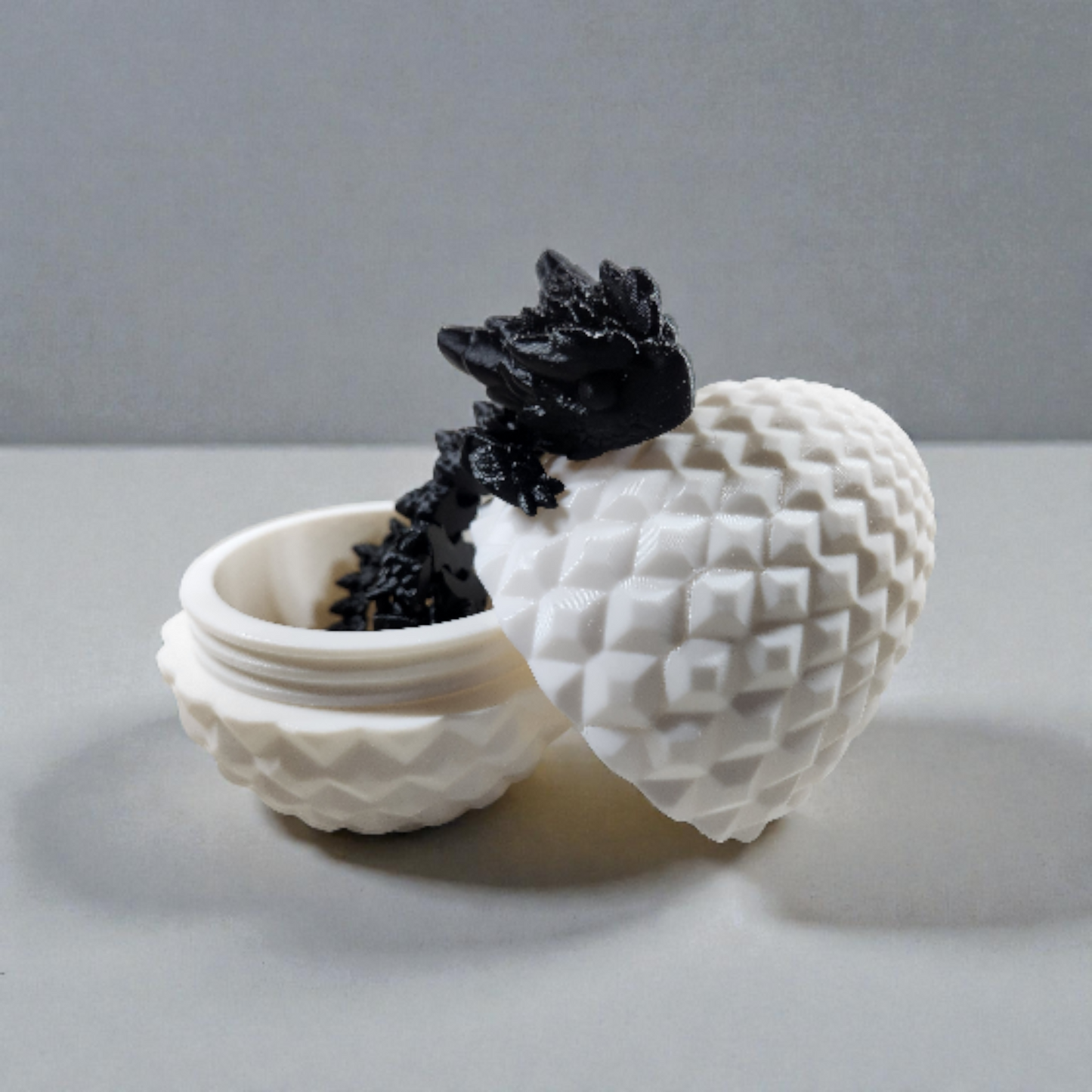 Dragon Egg With Articulated Dragon
