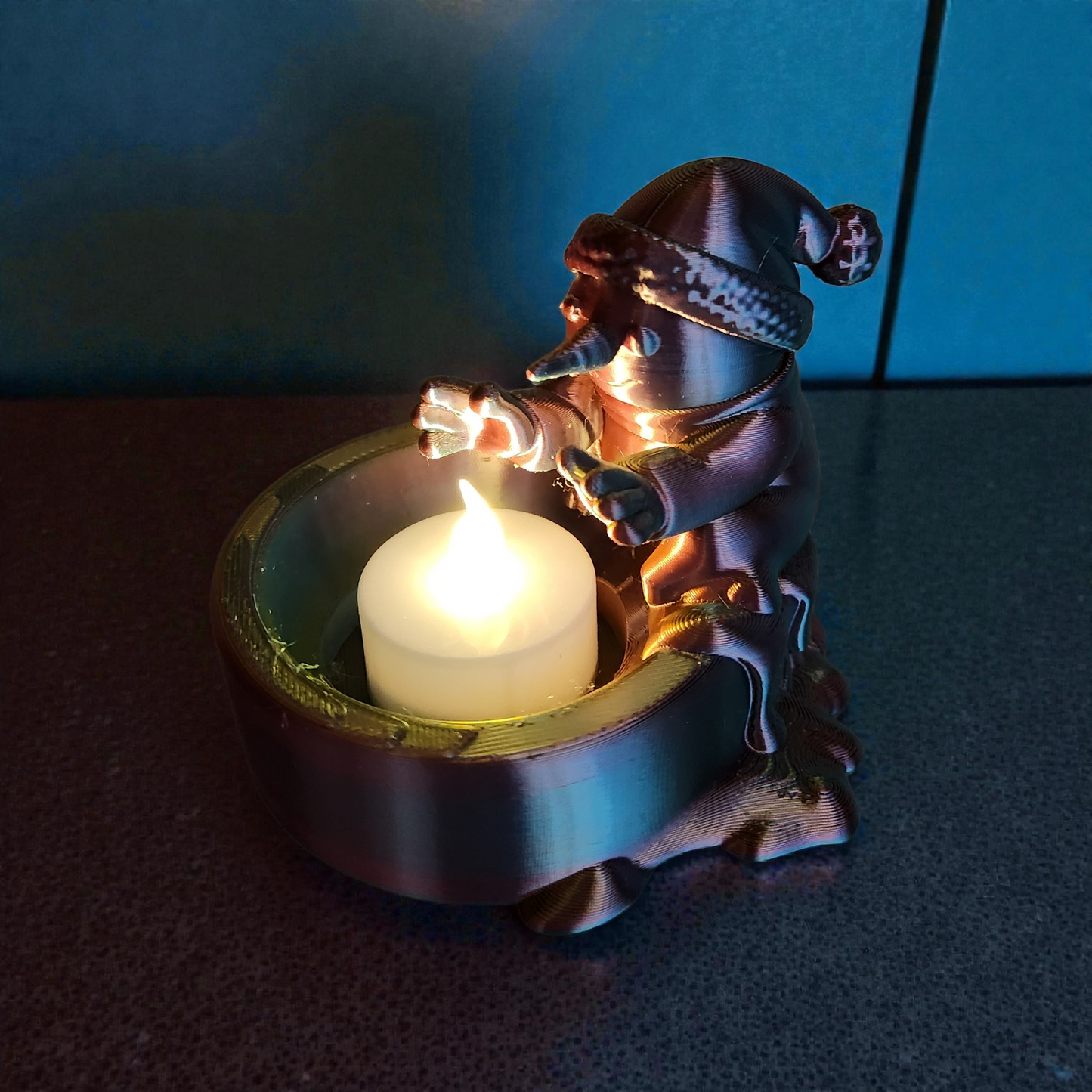 Unique Snowman Tealight Holder