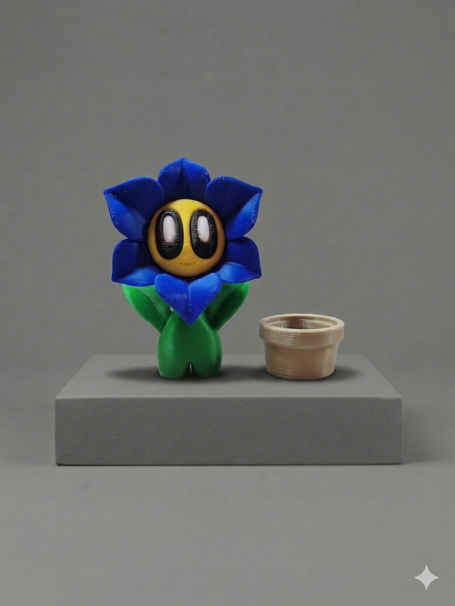 Bloom Buddy – 3D Printed Desk Toy & Fidget Flower