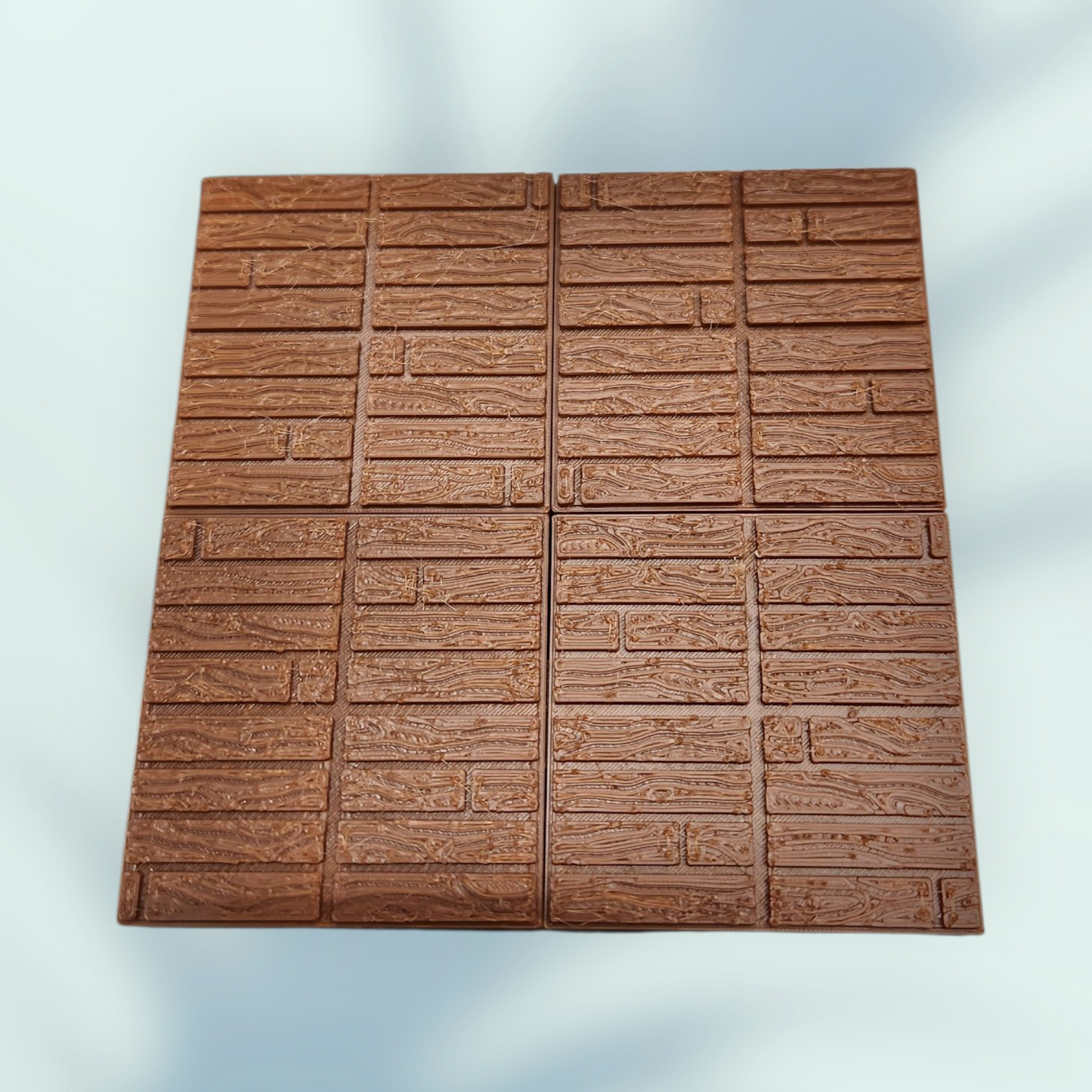 2x2 wooden grid tile