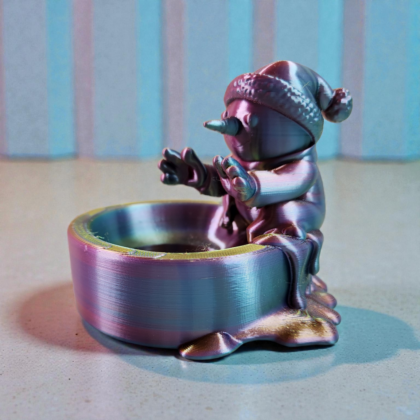 Unique Snowman Tealight Holder