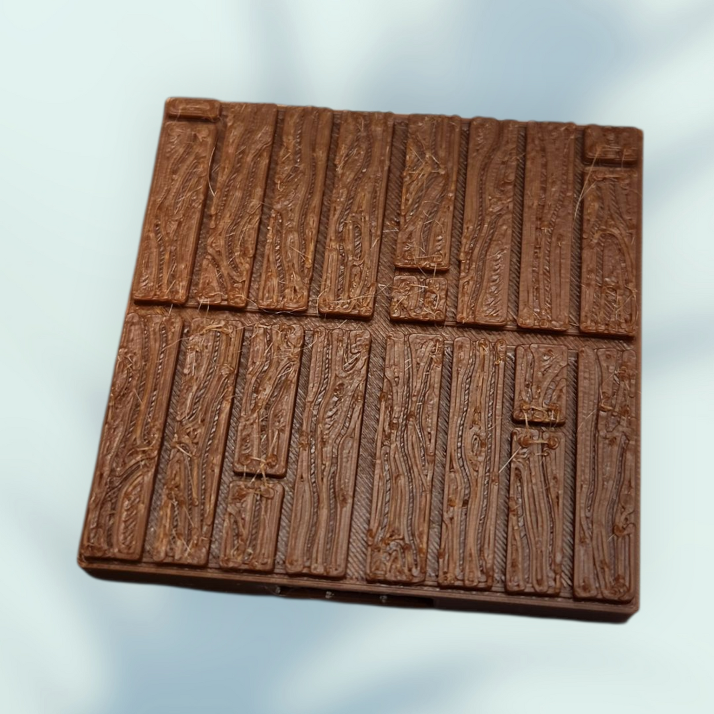 2x2 wooden grid tile